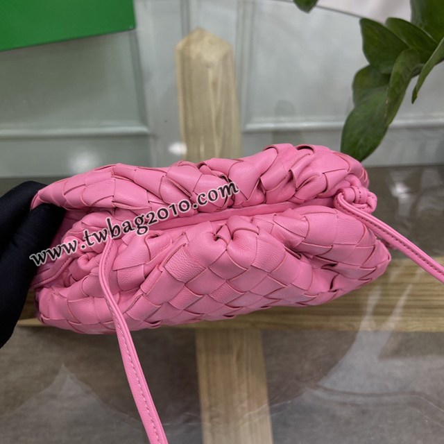 Bottega veneta高端女包 98061 寶緹嘉粗格編織羊皮雲朵POUCH手拿包 BV經典款女包  gxz1156